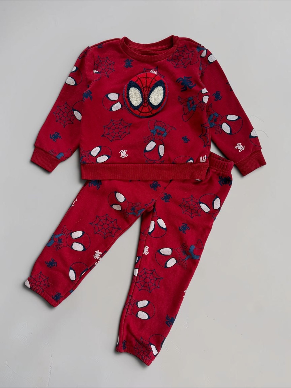 MARVEL EUC Spider-Man Spidey & His Amazing Friends Comfy Cozy Set